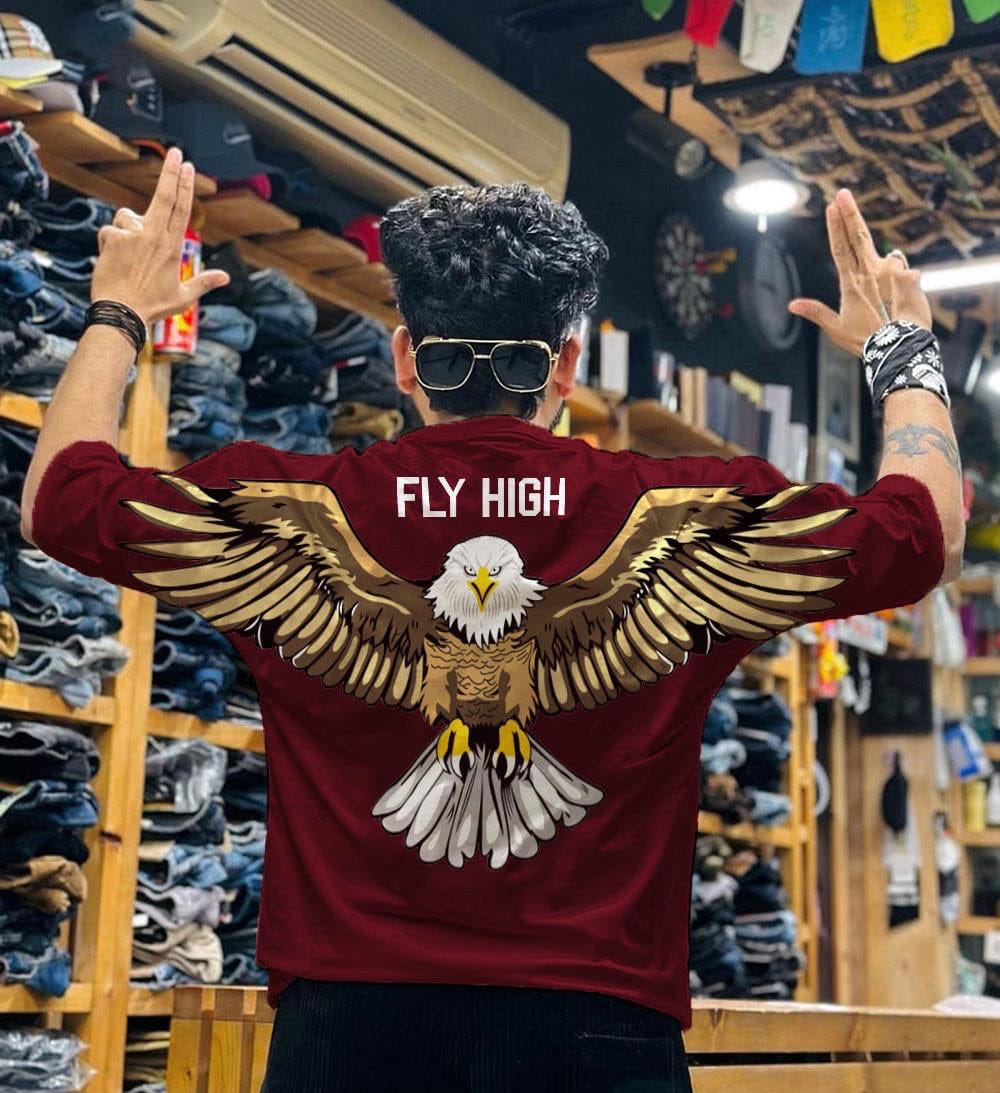 EAGLE PRINTED  HOODIE  FOR BOYS